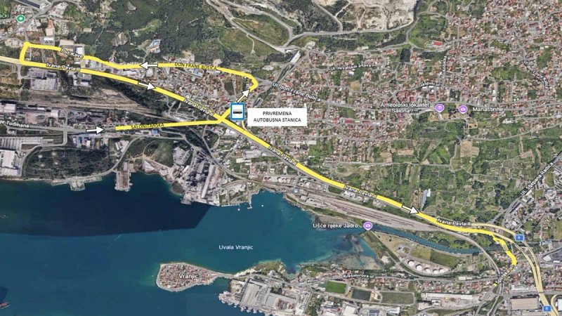 Zbog radova u Solinu mijenjaju se trase Prometovih buseva