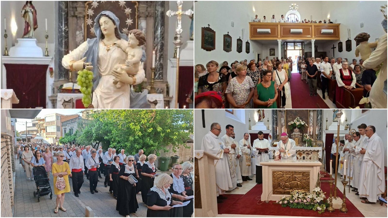 FOTO Pirovac svečano proslavio svoju nebesku zaštitnicu, svetkovinu Gospe od Karmela