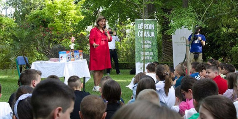 ĐARDIN ČITANJA: Susret kaštelanskih učenika i književnice Sanje Polak