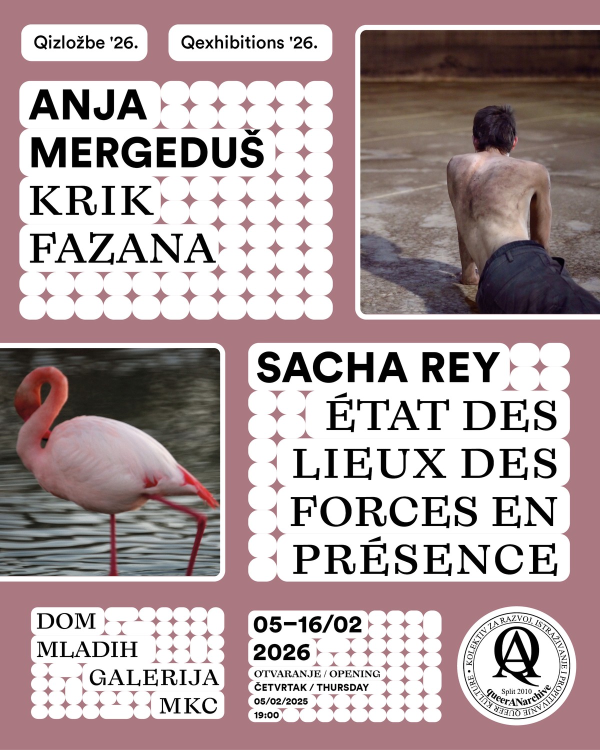 DOM MLADIH Otvorenje izložbe Anje Mergeduš i Sache Rey