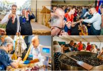 Deveti Međunarodni festival pršuta u Drnišu otvoren velikim dvobojem: Župani odmjerili snage