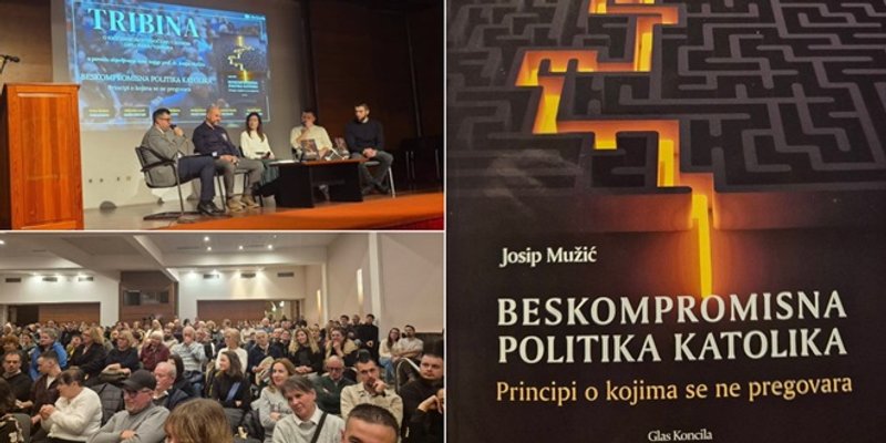 U Splitu predstavljena knjiga prof. dr. don Josipa Mužića 'Beskompromisna politika katolika - Principi o kojima se ne pregovara'
