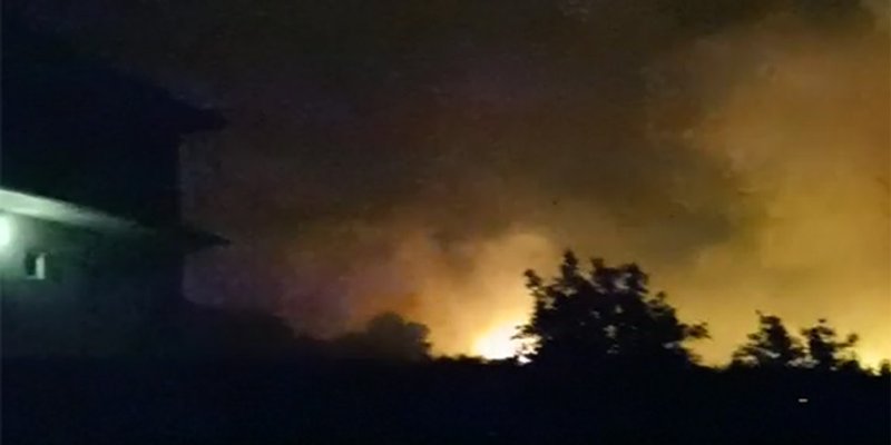 VIDEO Požar u Rudinama došao do kuća!