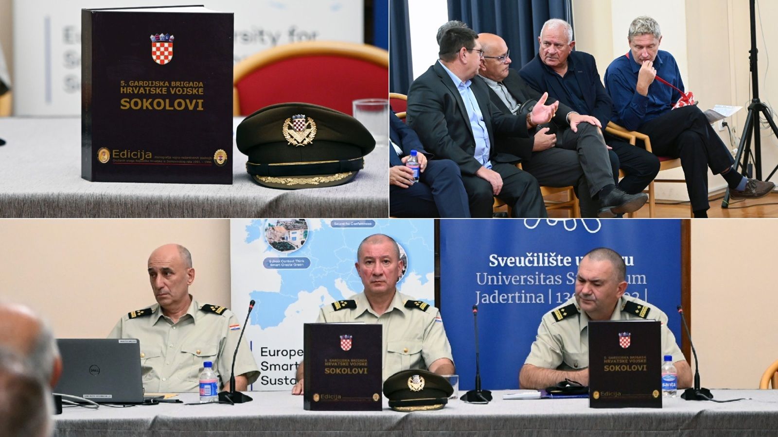 Na Sveučilištu u Zadru predstavljena monografija 5. gardijske brigade Hrvatske vojske 'Sokolovi'