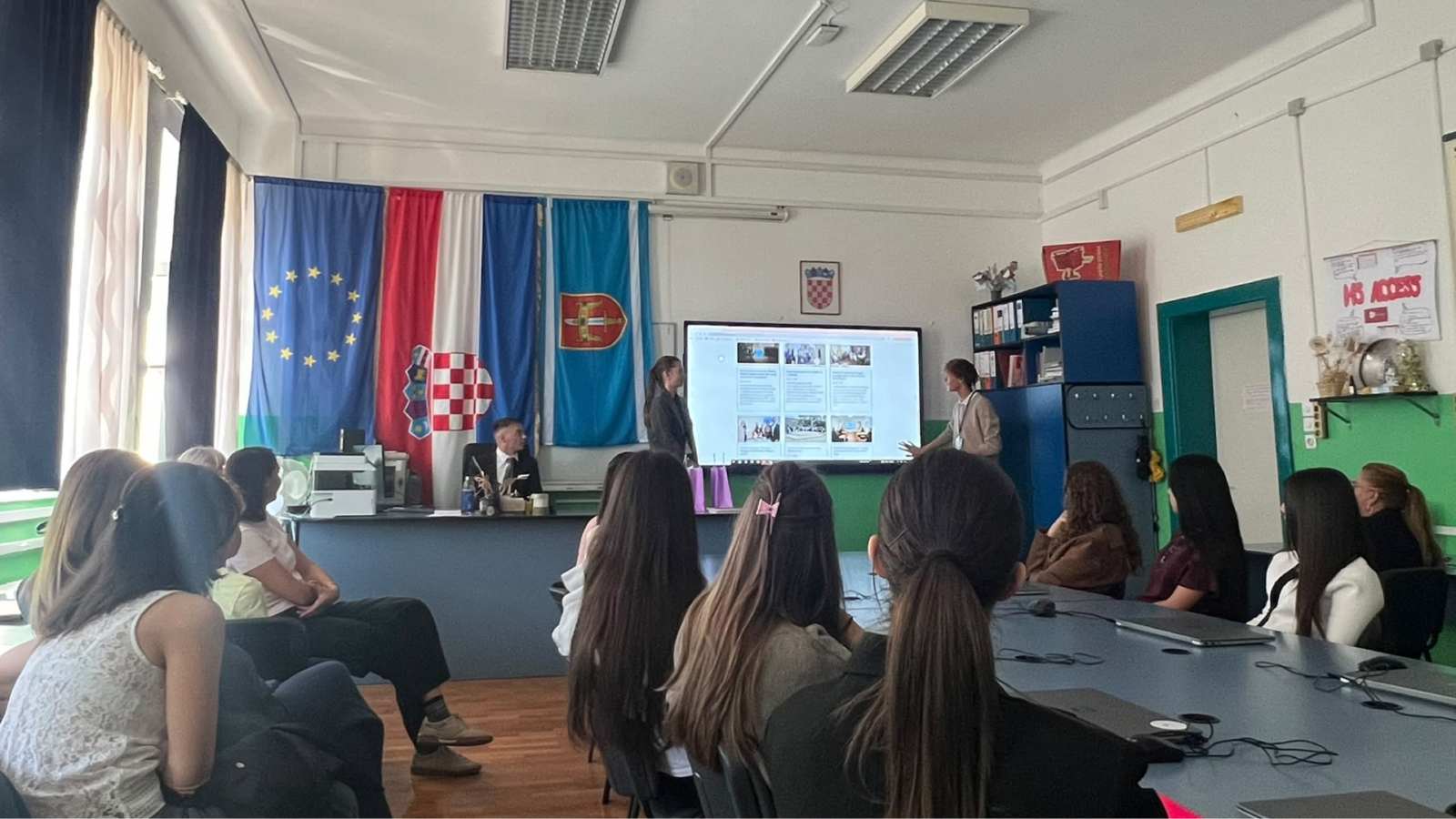 Predstavnice UNESCO ASPnet mreže i Ministarstva znanosti, obrazovanja i mladih posjetile Ekonomsku školu Šibenik