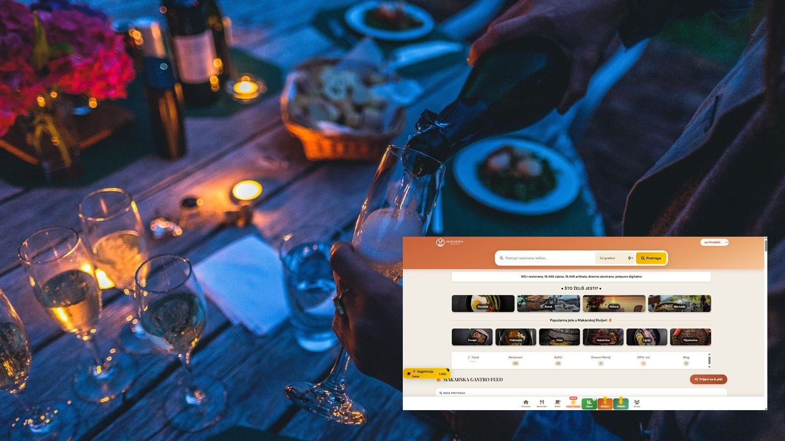 Širi se digitalni gastronomski vodič Makarske rivijere, jedan ga aspekt čini posebnim 