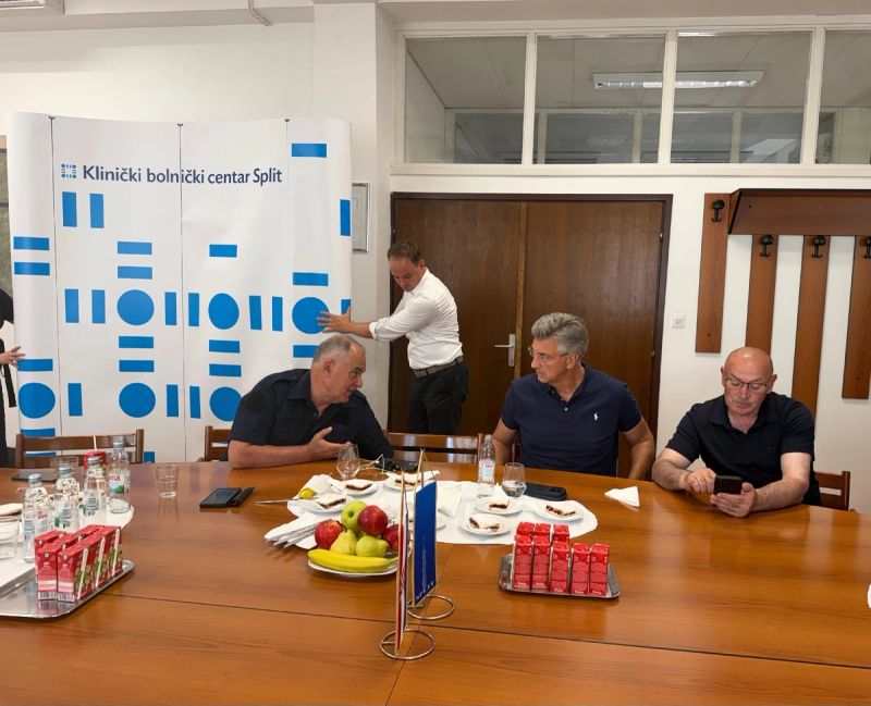 Plenković u KBC-u Split