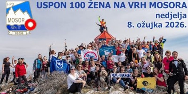 52. tradicionalni uspon '100 žena na vrh Mosora'