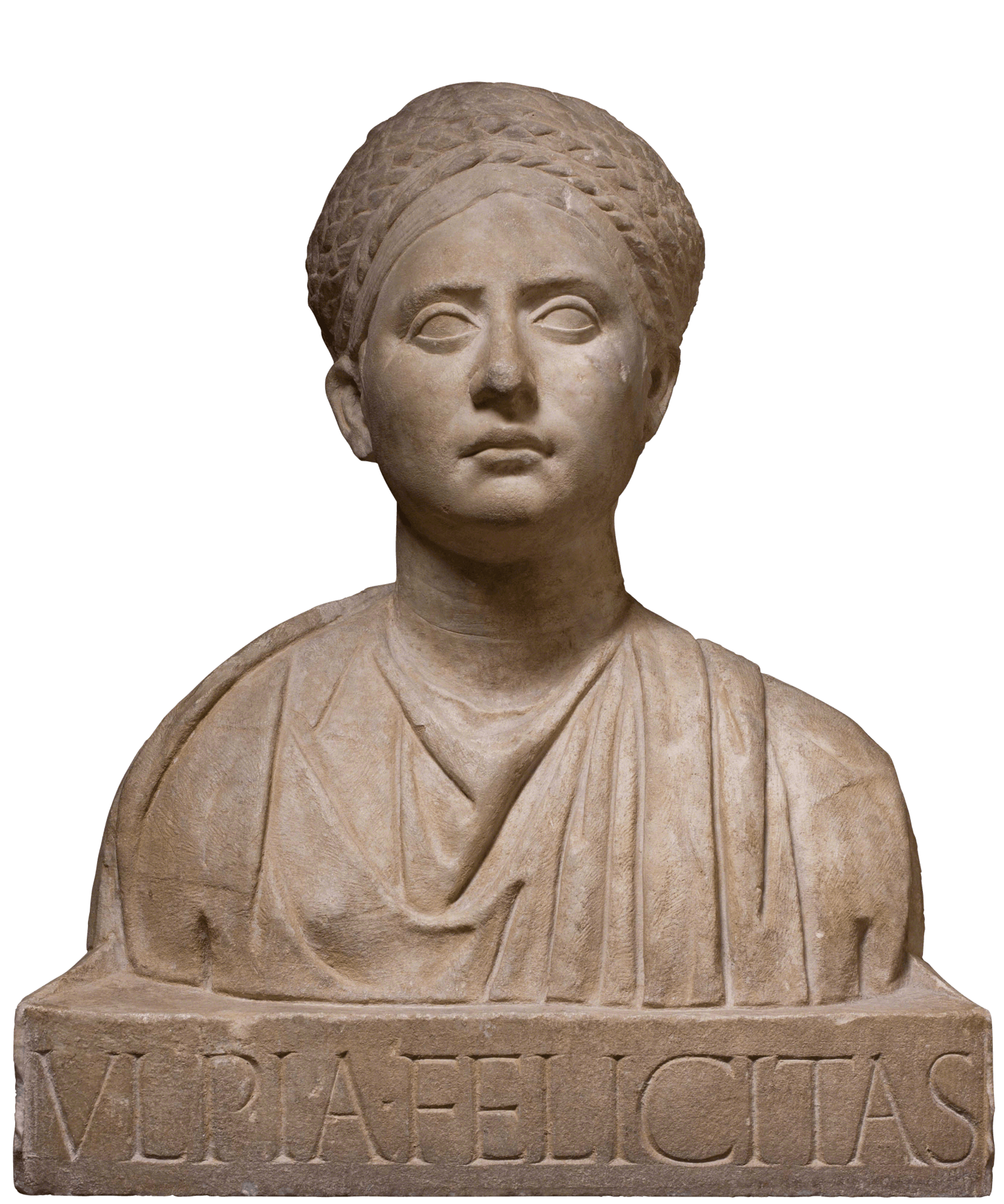 High relief with bust of Ulpia Felicitas
