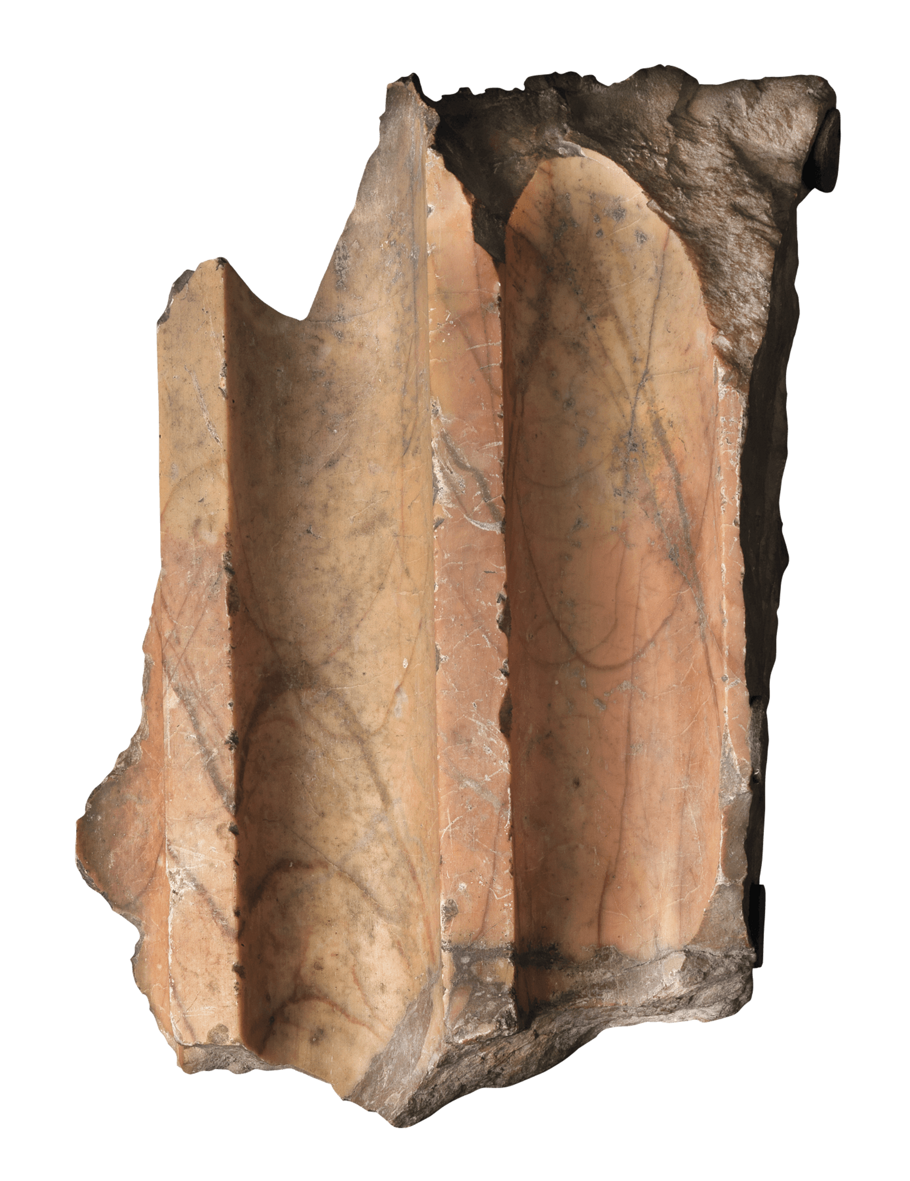 Fluted column fragment