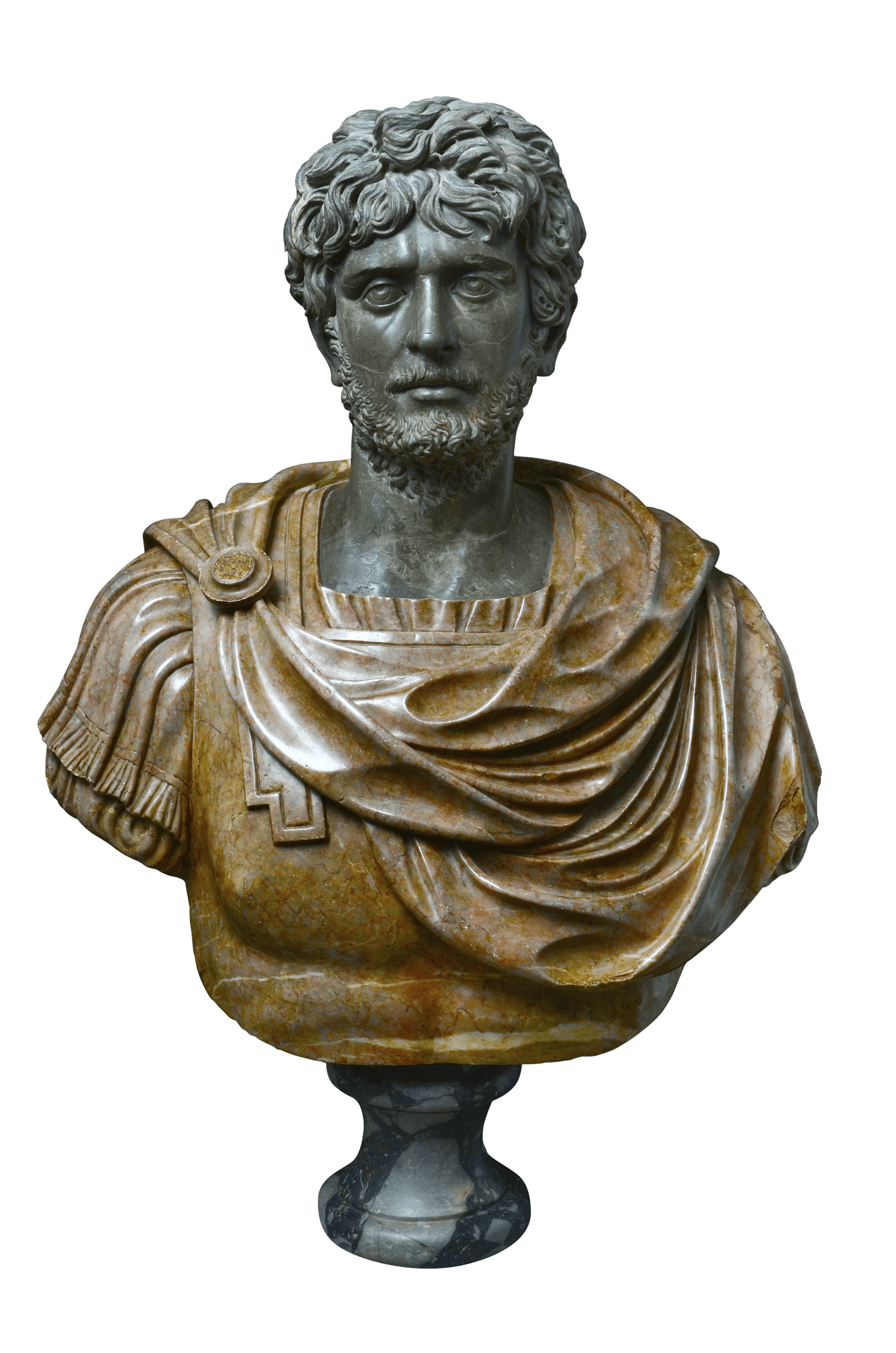 Male bust with lorica and paludamentum 1 | Fondazione Santarelli