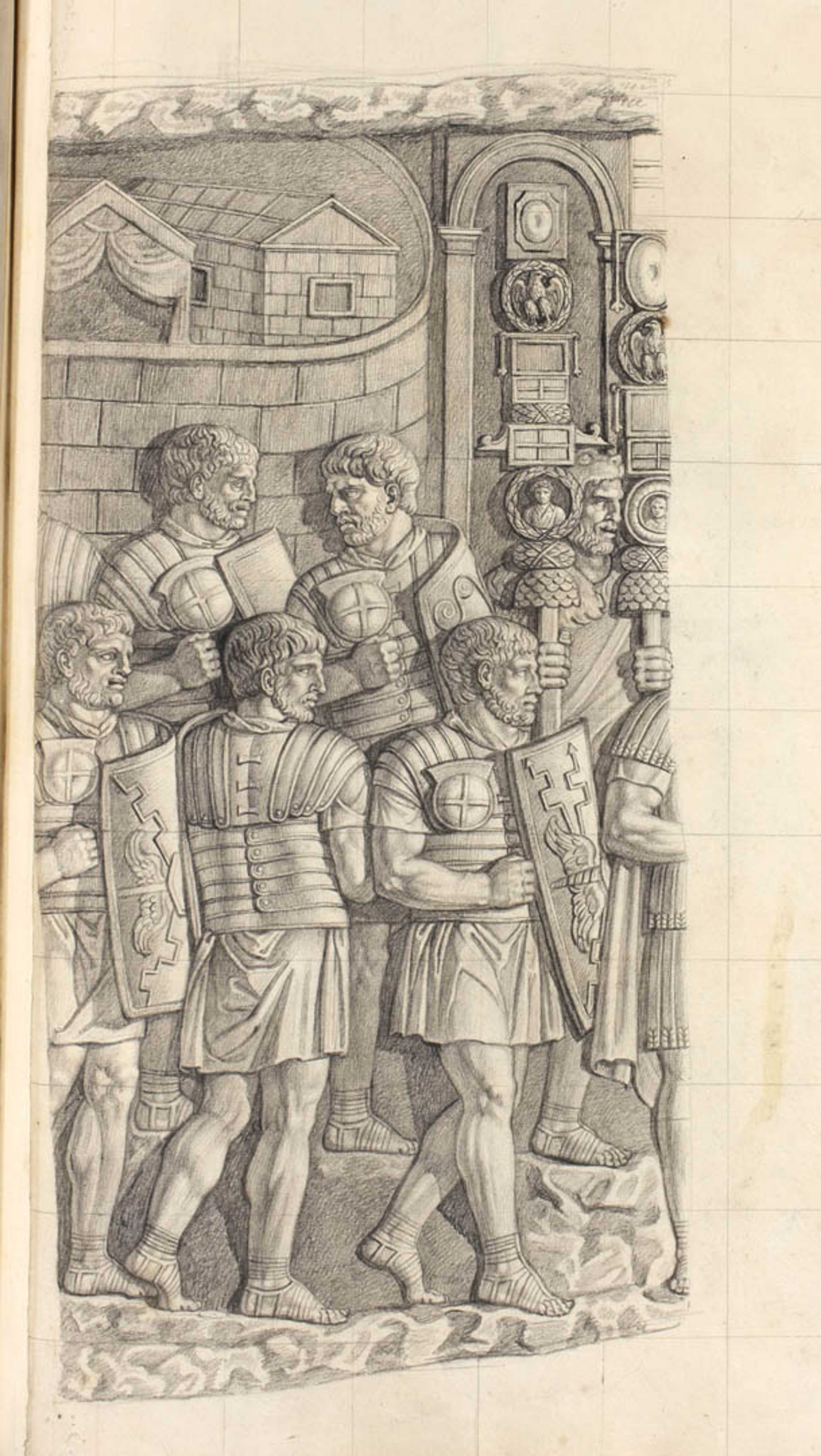 Soldati romani con le insegne