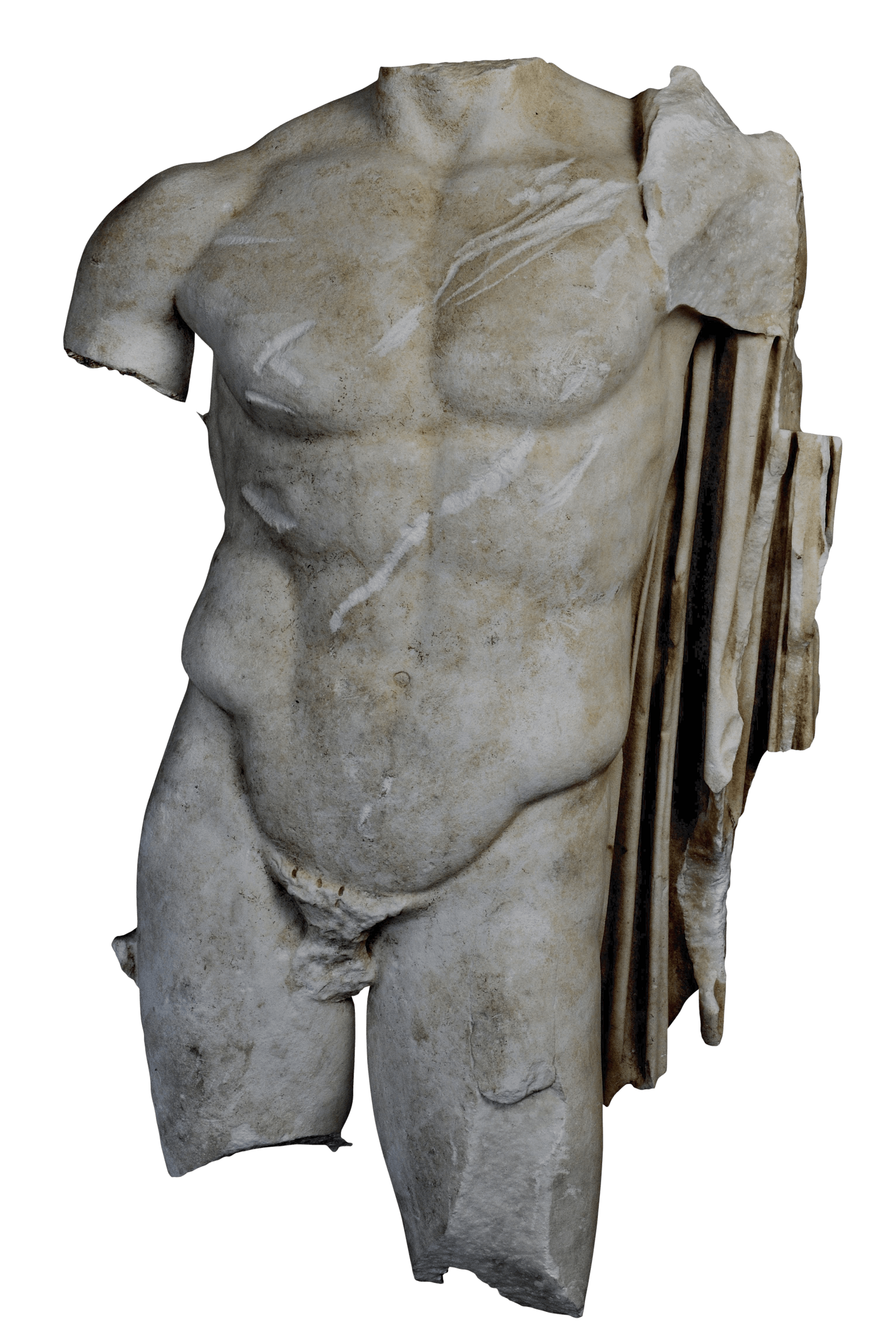 Headless statue of divinity 1 | Fondazione Santarelli