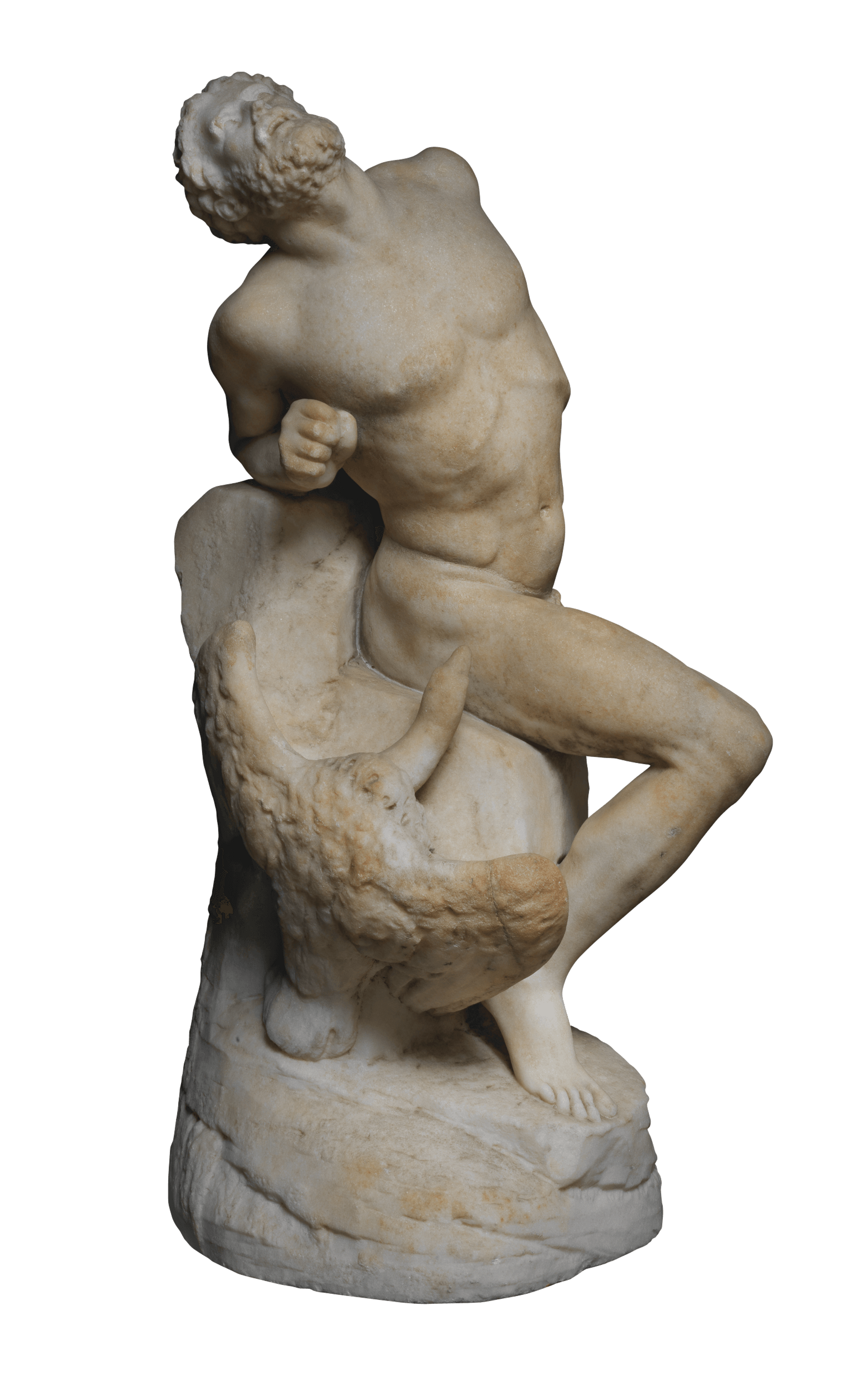 Sculptural group whit Prometheus 
