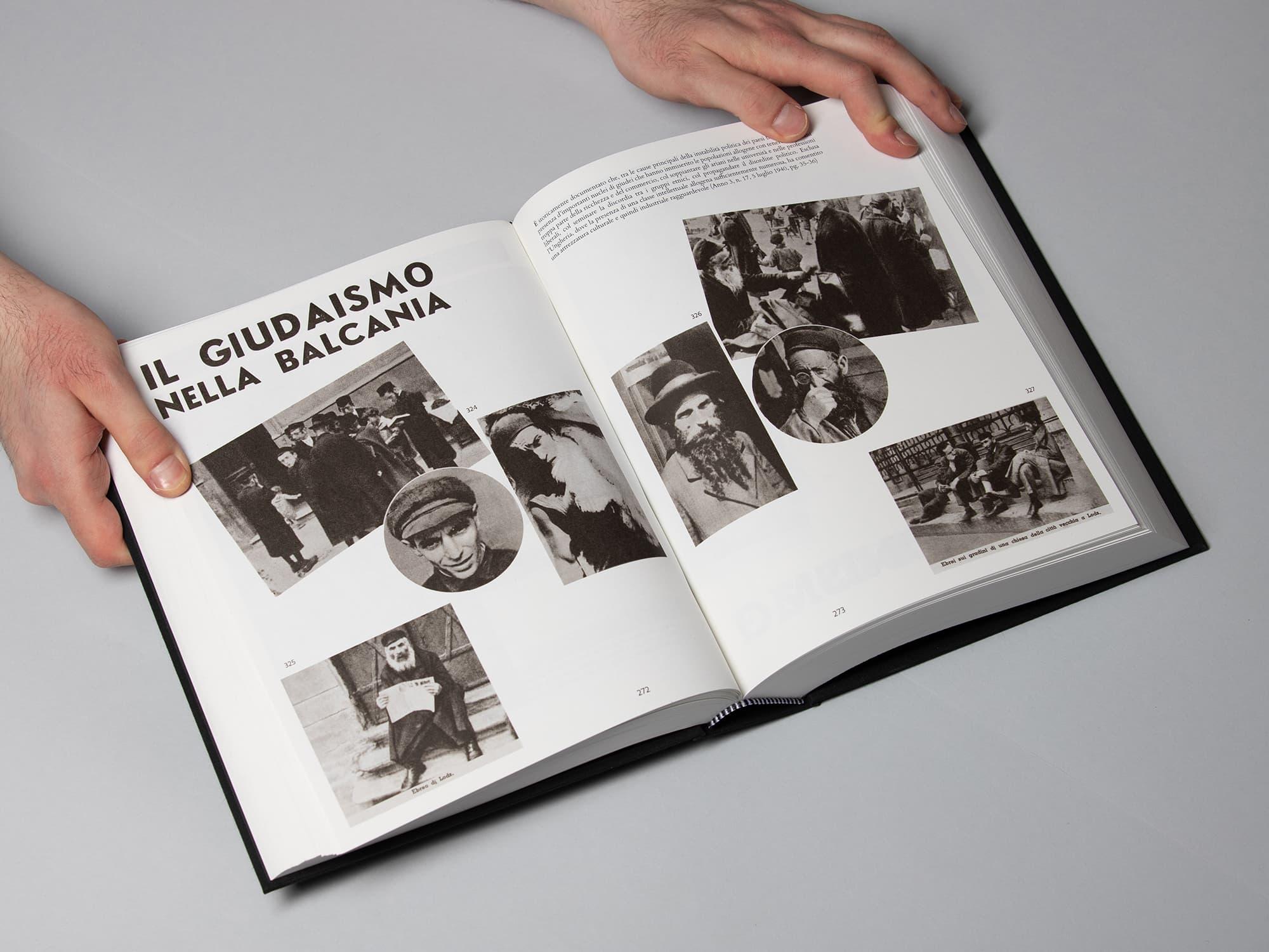 Introduzione alle non-razze project image showing editorial design and typographic research.