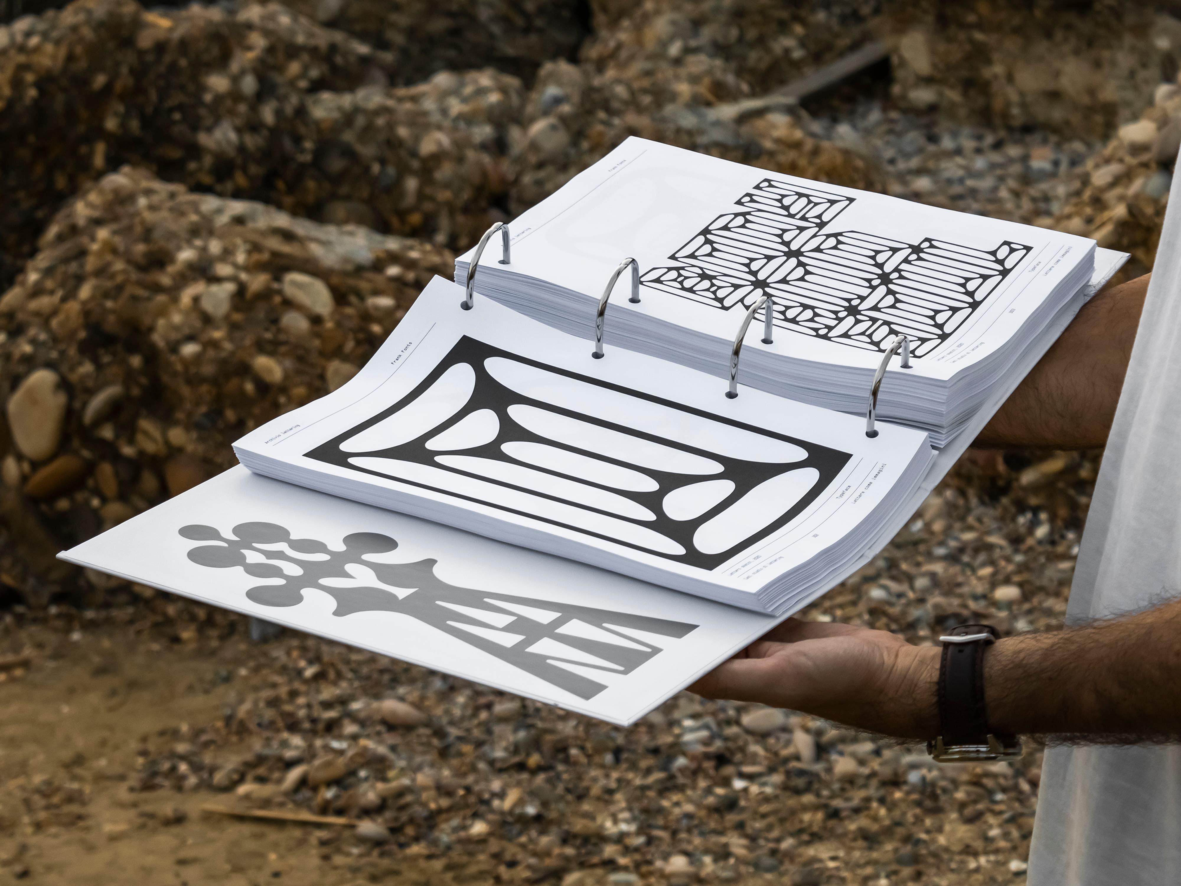 Lettere come immagini project image showing typographic forms treated as visual images.