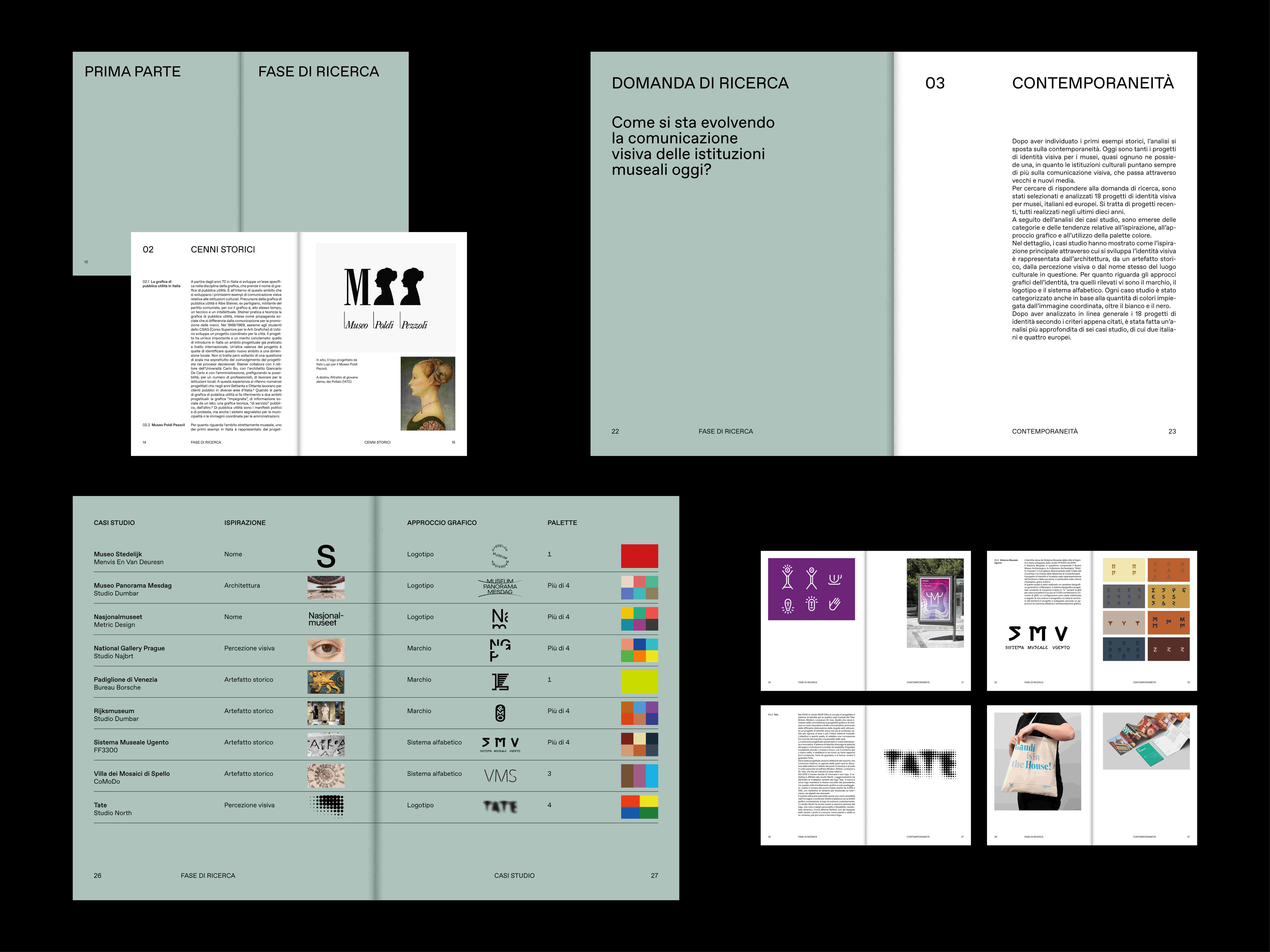 Palazzo Chiaramonte Steri project image showing identity and exhibition graphics for the historic Palermo building.