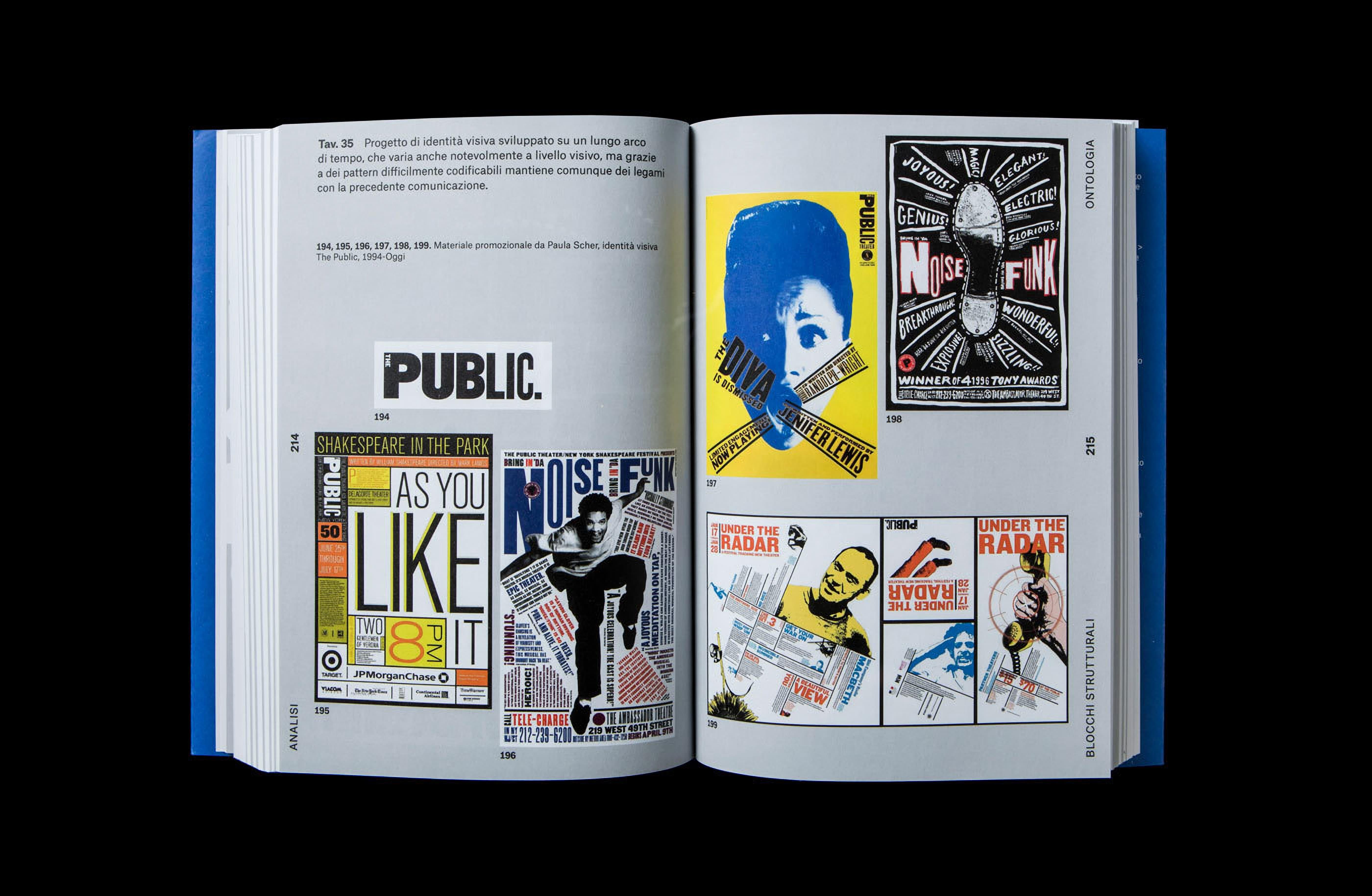 Open Iconocracy book spread with vintage graphic posters and printed imagery.