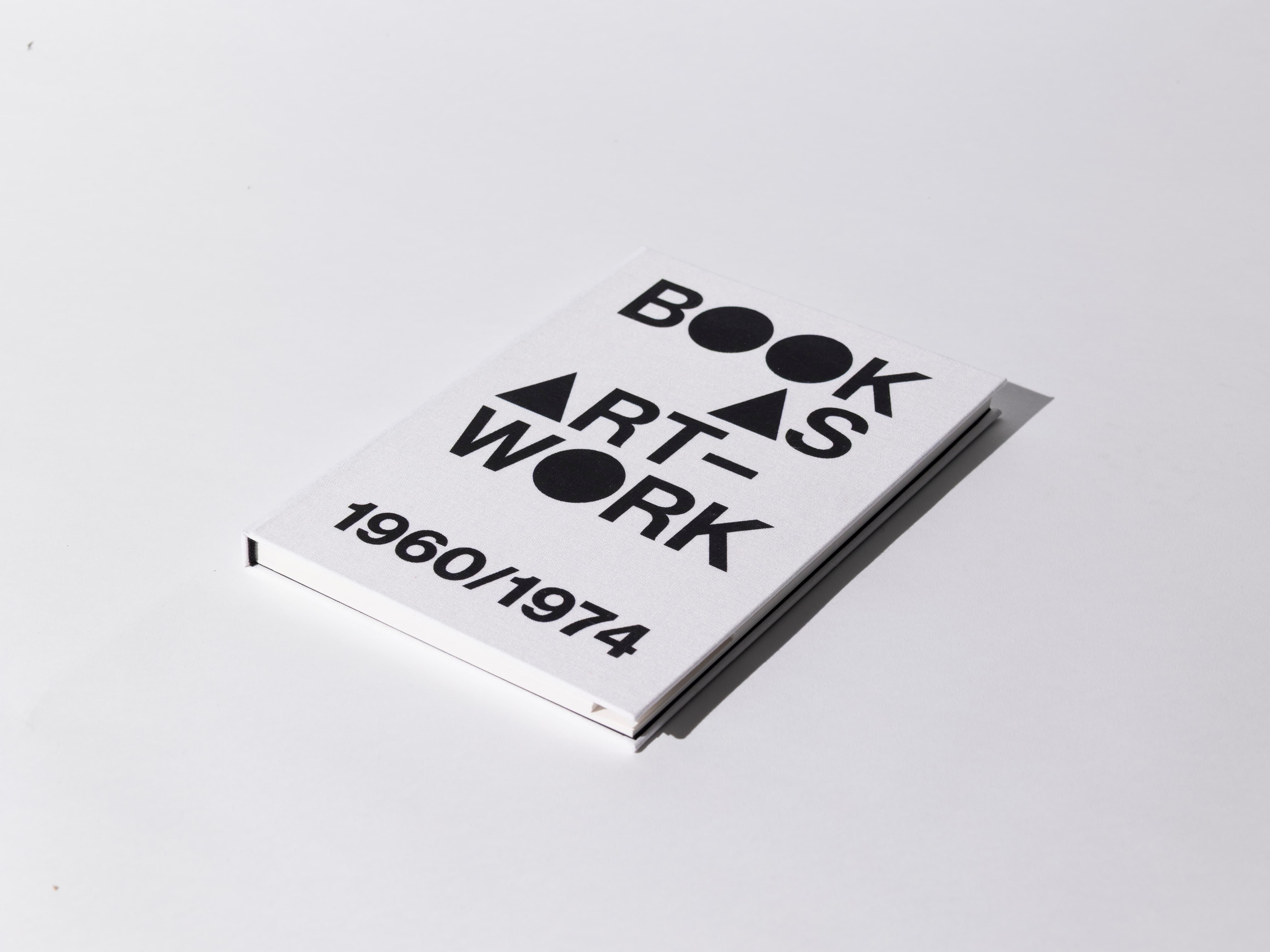 White Book As Artwork 1960-1974 book on a pale background.