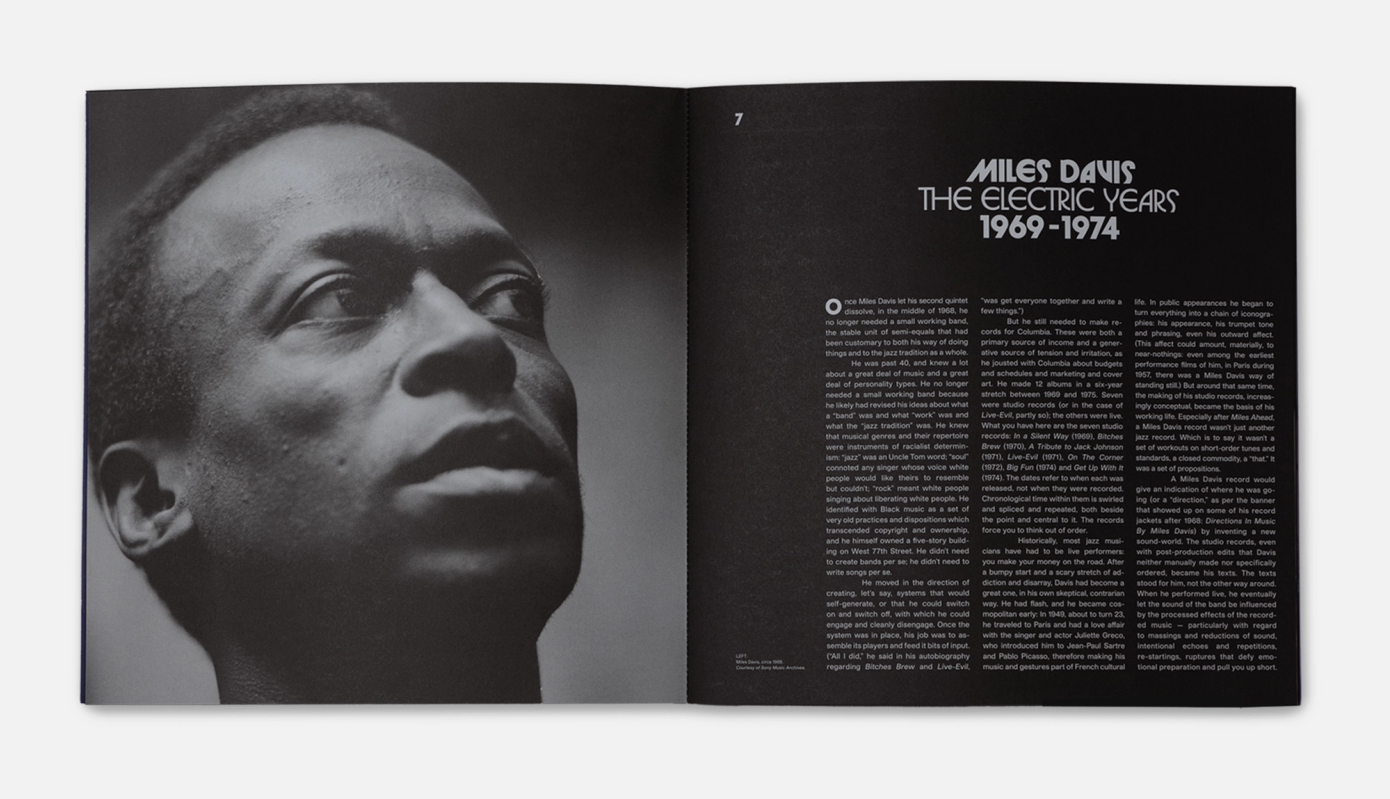 Miles Davis Booklet