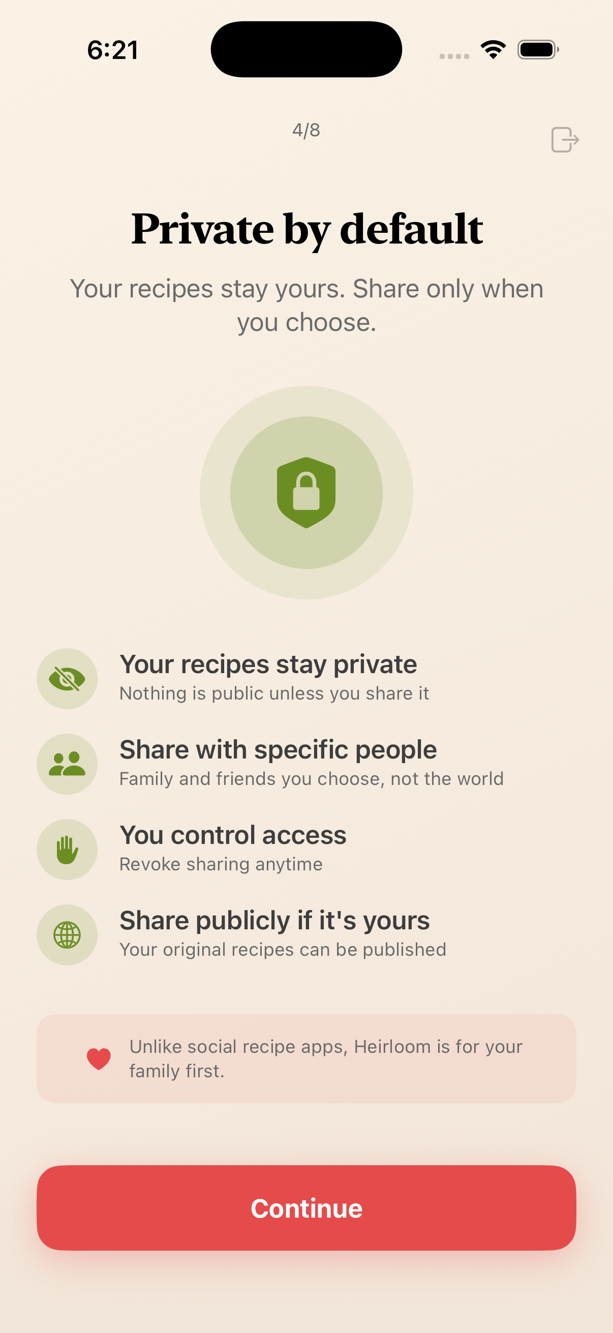 Private by default