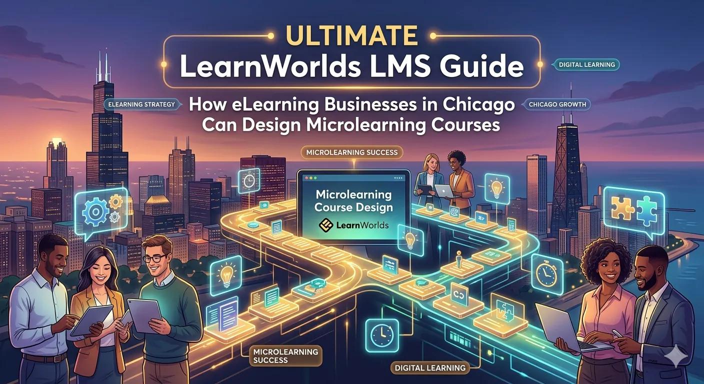 How to Design Microlearning Courses via LearnWorlds: Ultimate Guide for eLearning Businesses in Chicago