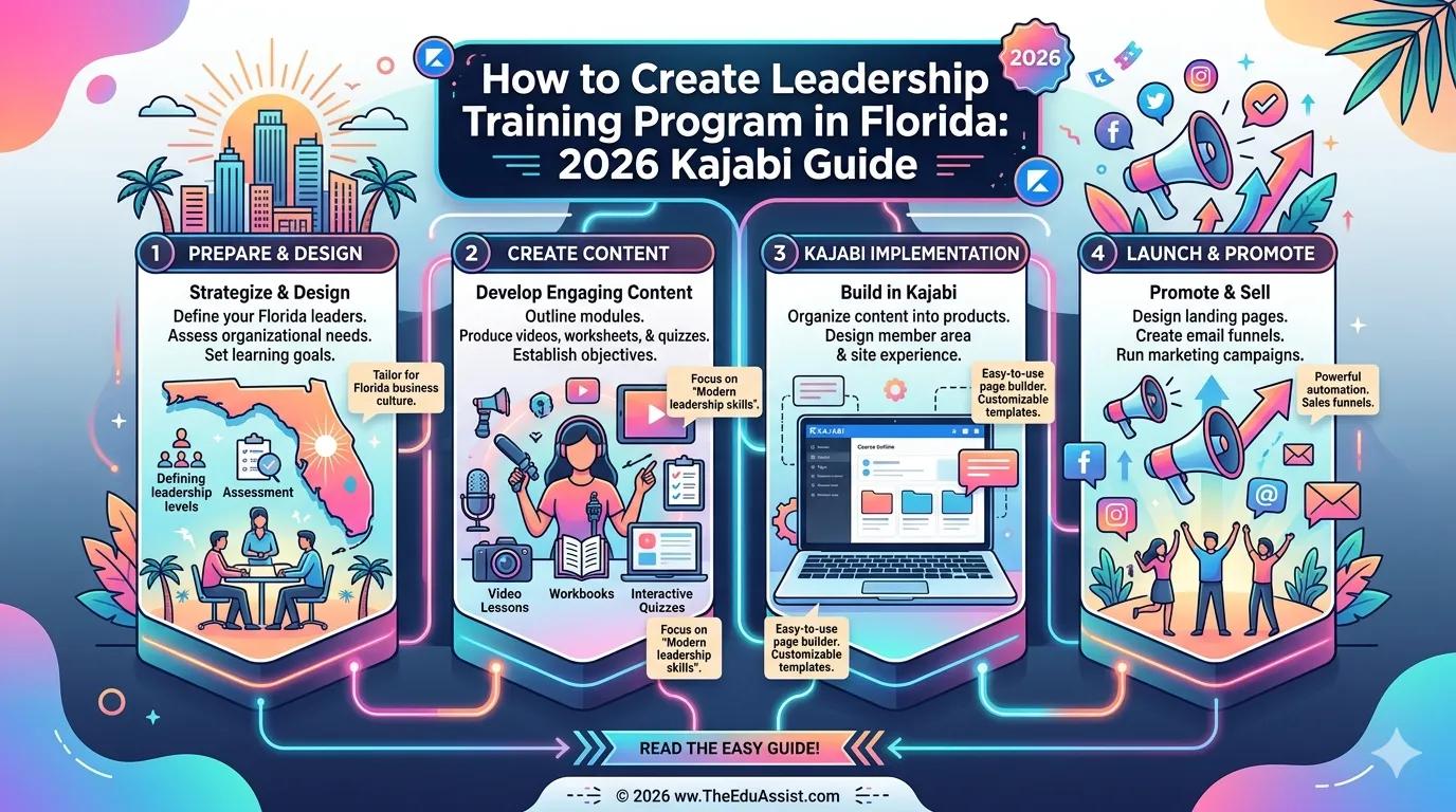 Steps involved in creating leadership training program in Florida