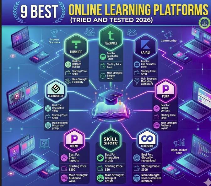 Online Learning Platforms Quick comparison
