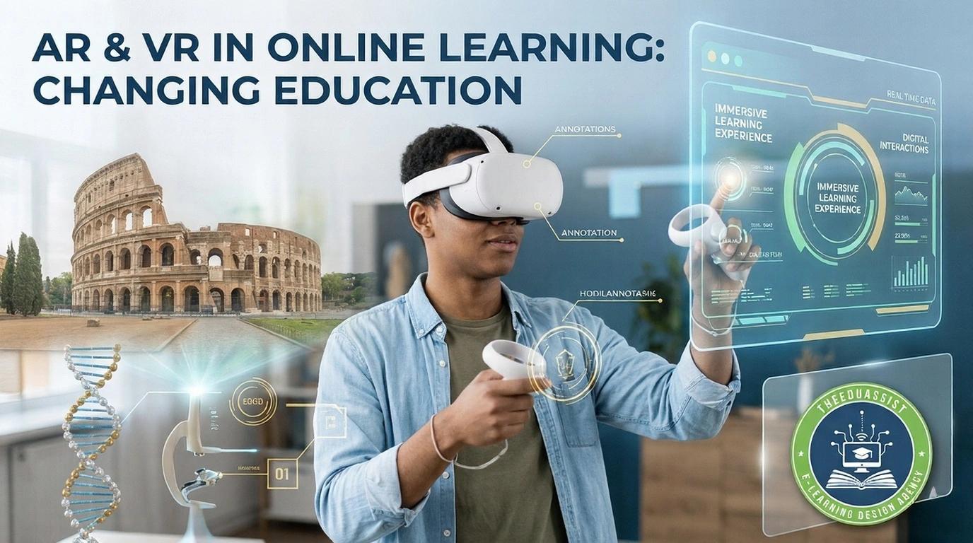 AR and VR in online learning