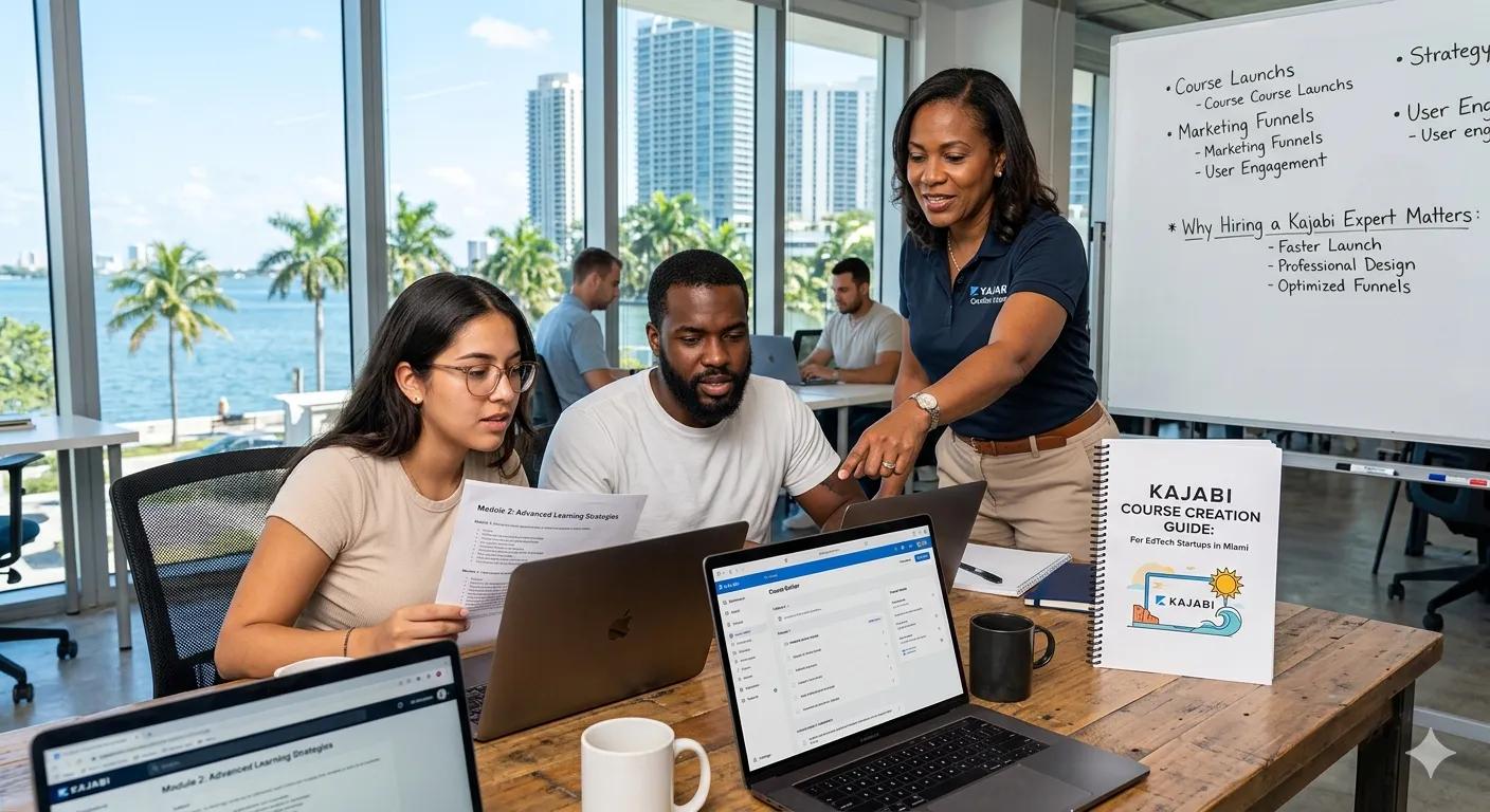 Kajabi Course Creation Guide for EdTech Startups in Miami (Why Hiring Kajabi Expert Matters?)