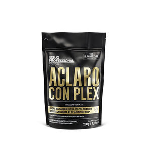 POLVO DECOLORANTE ACLARO CON PLEX 200GR.