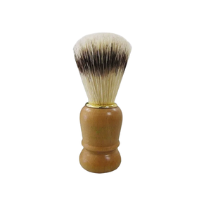 BROCHA BARBERO - BICOLOR Y VIROLA DORADA