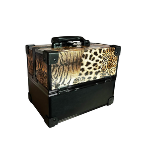 MALETIN ANIMAL PRINT CON 4 BANDEJAS