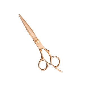 TIJERA CK004 GOLD ROSE FILO DULCE 5,5"