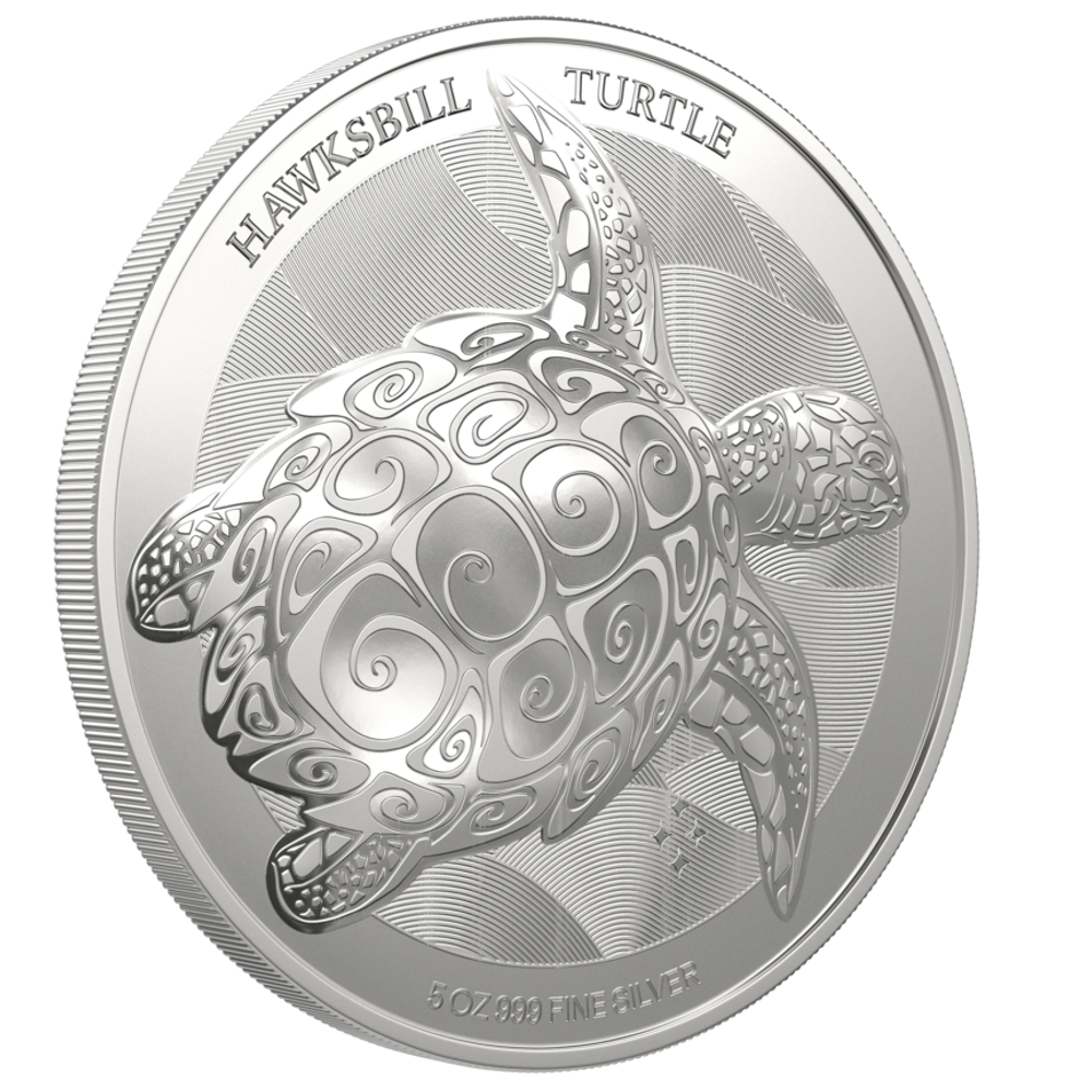 5 oz Silver Hawksbill Turtle Bullion Coin - Niue | NZ Mint Retail Bullion