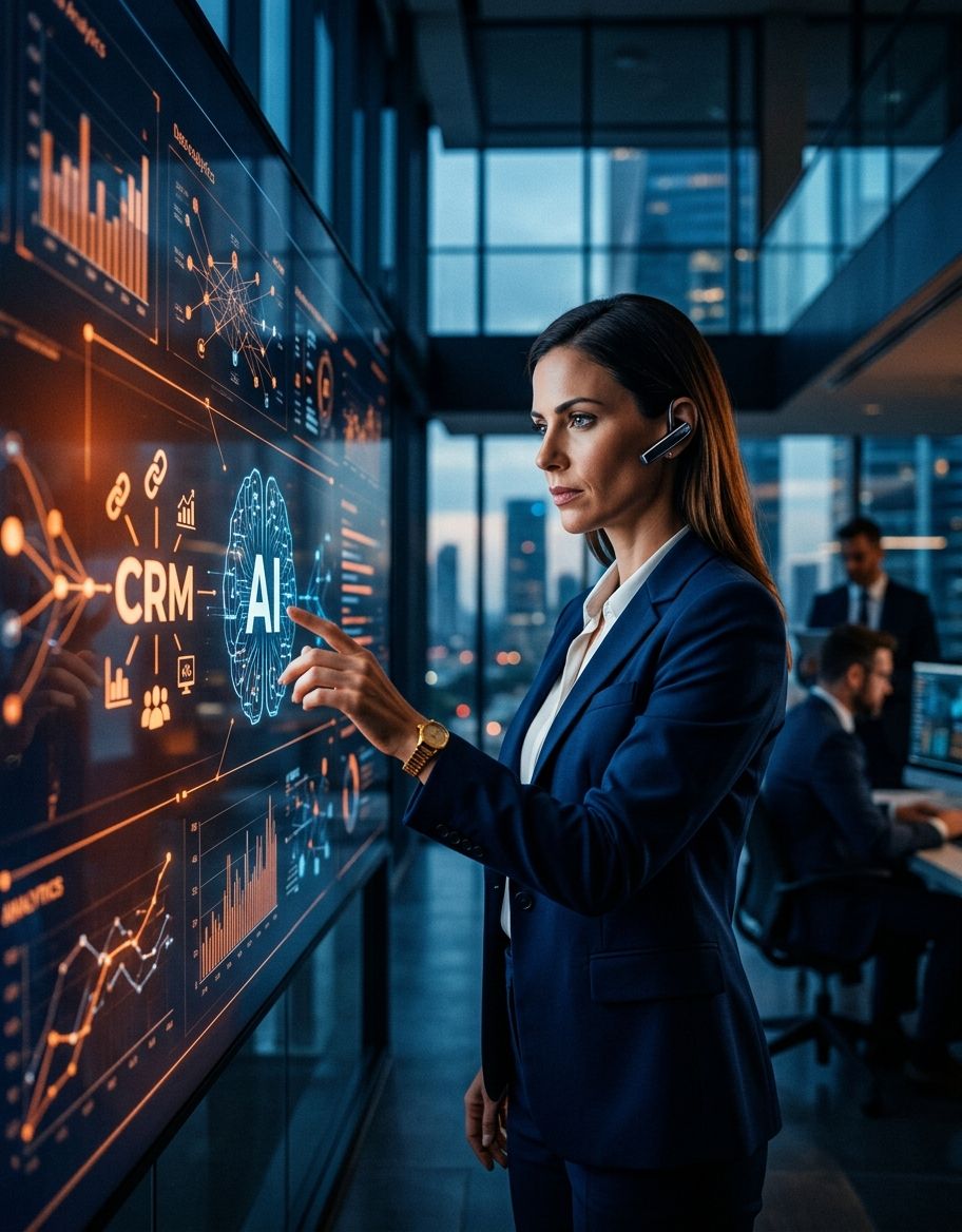 CRM עם AI