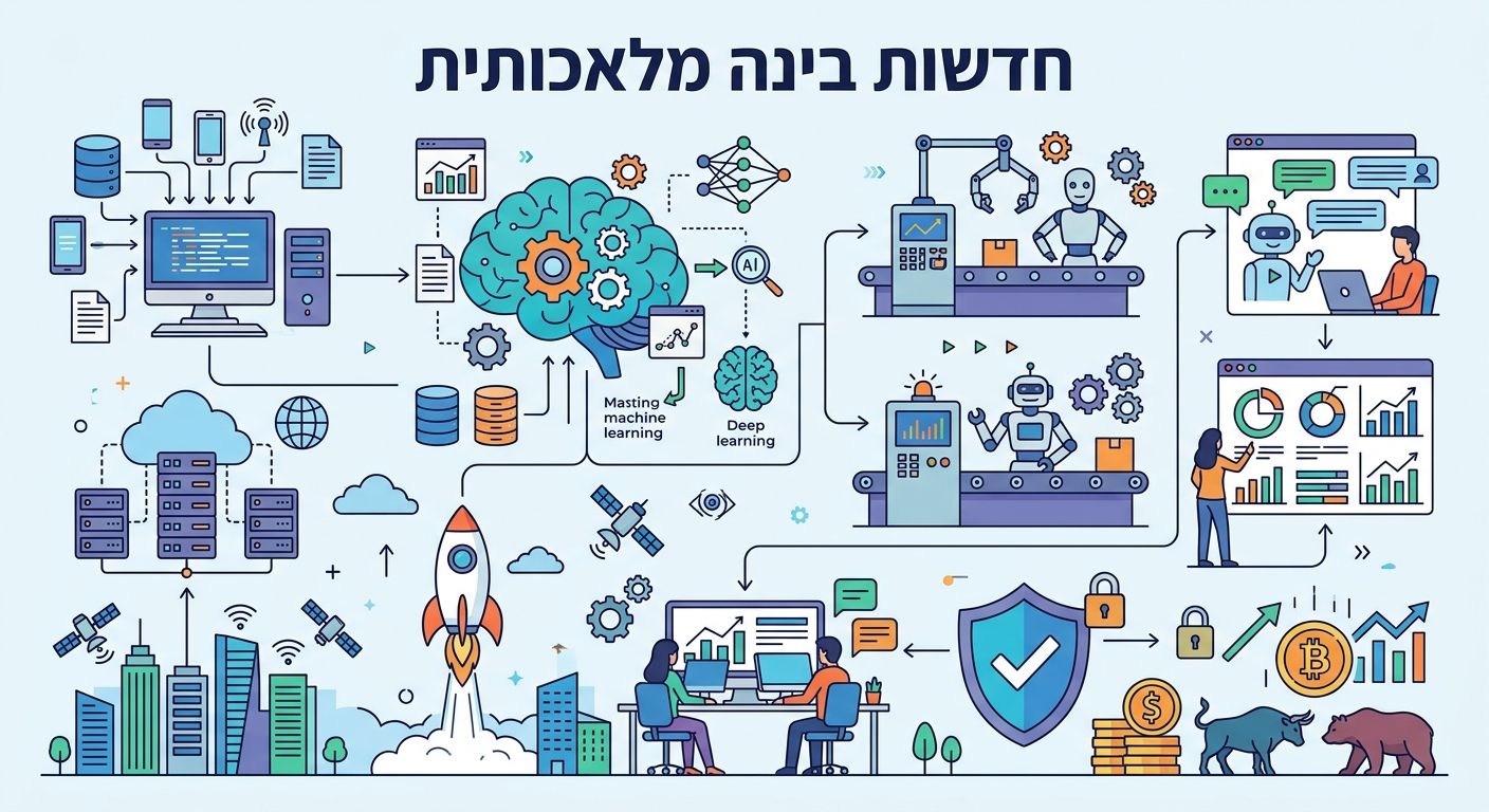 חדשות בינה מלאכותית - אינפוגרפיק