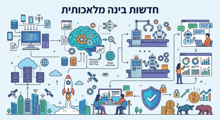 חדשות בינה מלאכותית - אינפוגרפיק