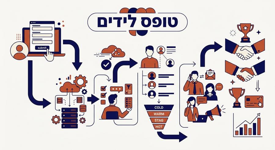 טופס לידים - אינפוגרפיק