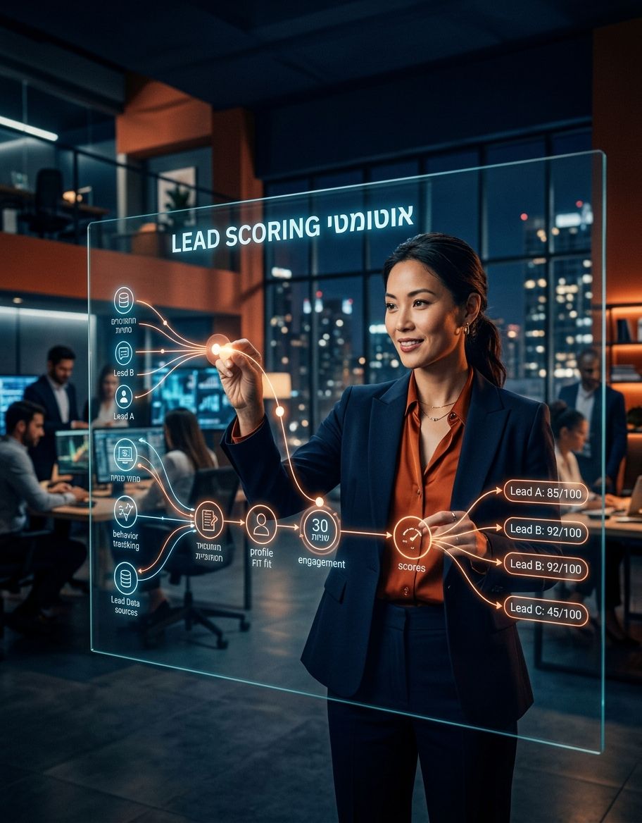 lead scoring אוטומטי