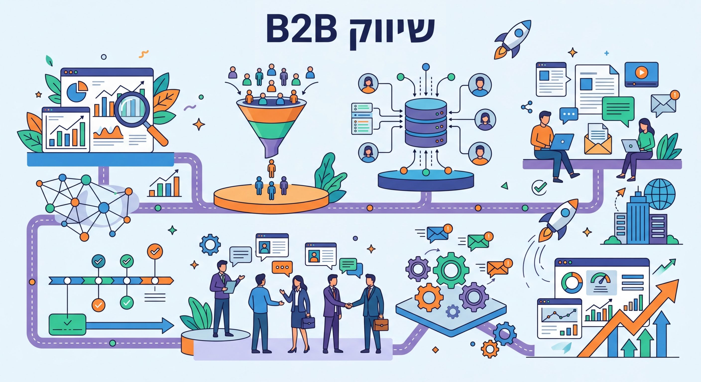 שיווק B2B - אינפוגרפיק