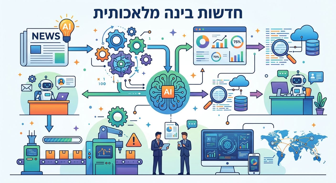 חדשות בינה מלאכותית - אינפוגרפיק