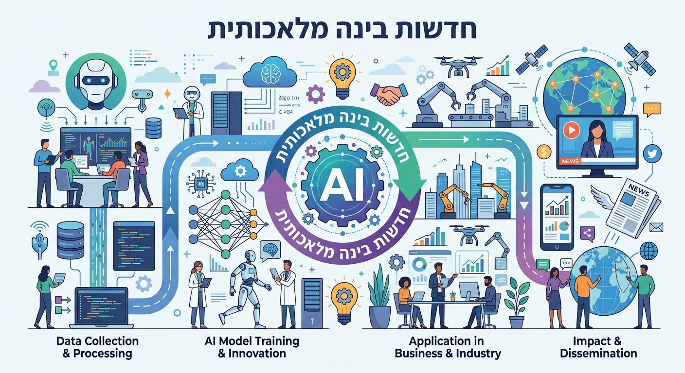 חדשות בינה מלאכותית - אינפוגרפיק