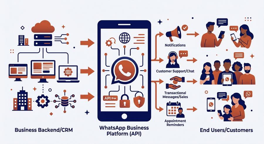 whatsapp api - אינפוגרפיק