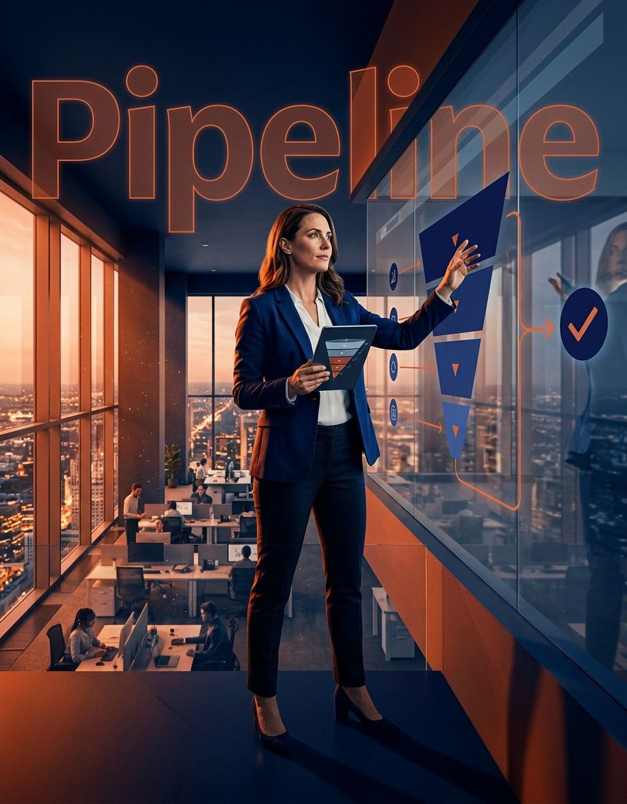 ניהול pipeline B2B