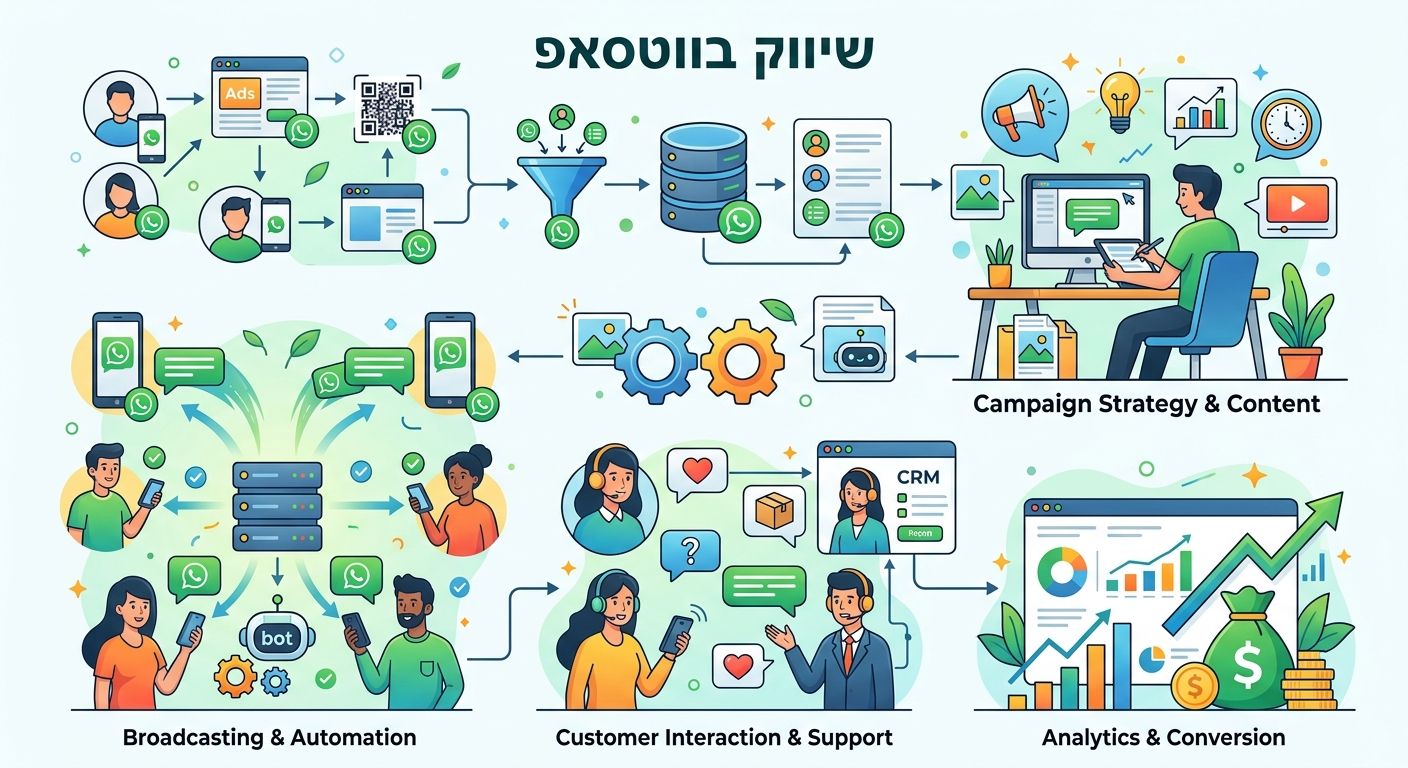 שיווק בווטסאפ - אינפוגרפיק