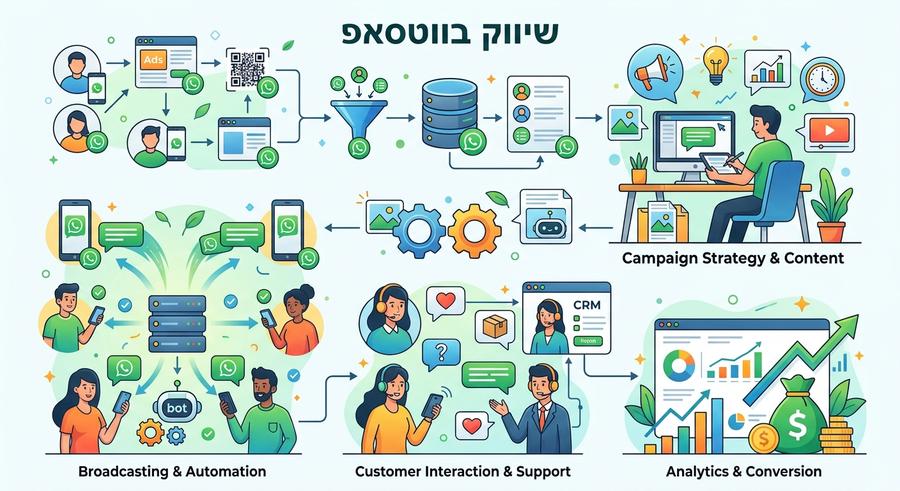 שיווק בווטסאפ - אינפוגרפיק