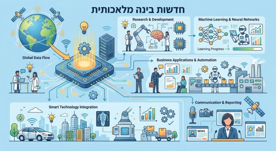 חדשות בינה מלאכותית - אינפוגרפיק