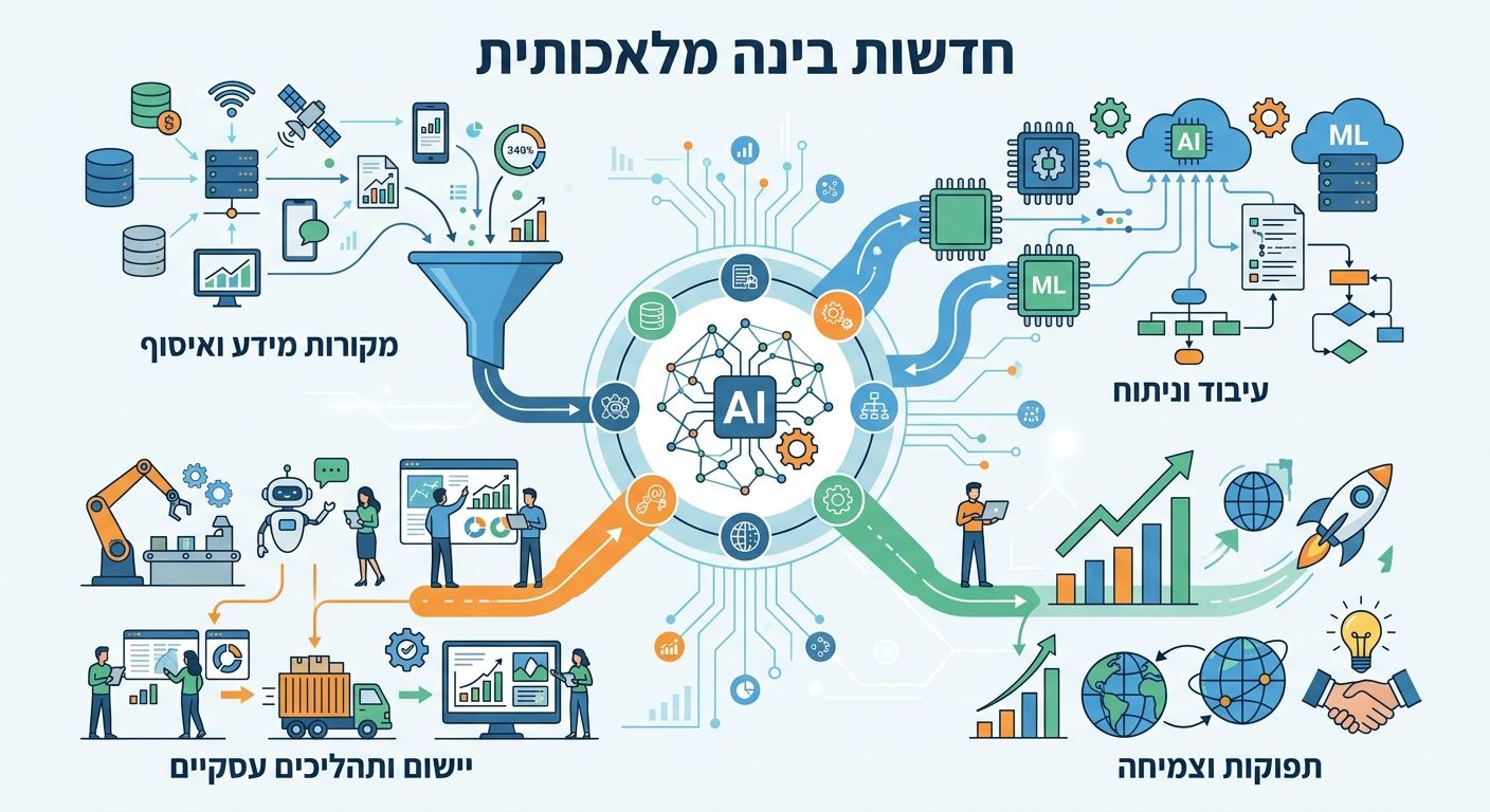 חדשות בינה מלאכותית - אינפוגרפיק