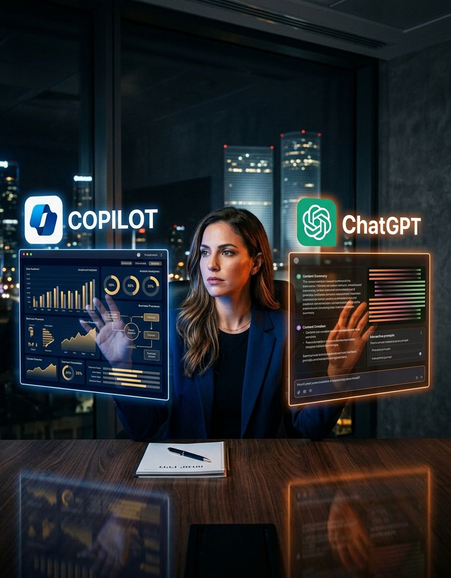 Copilot מול ChatGPT